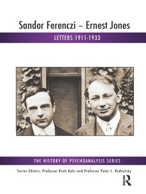 cover image of Sandor Ferenczi--Ernest Jones